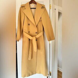 Khaite Long Trench Coat, size 6